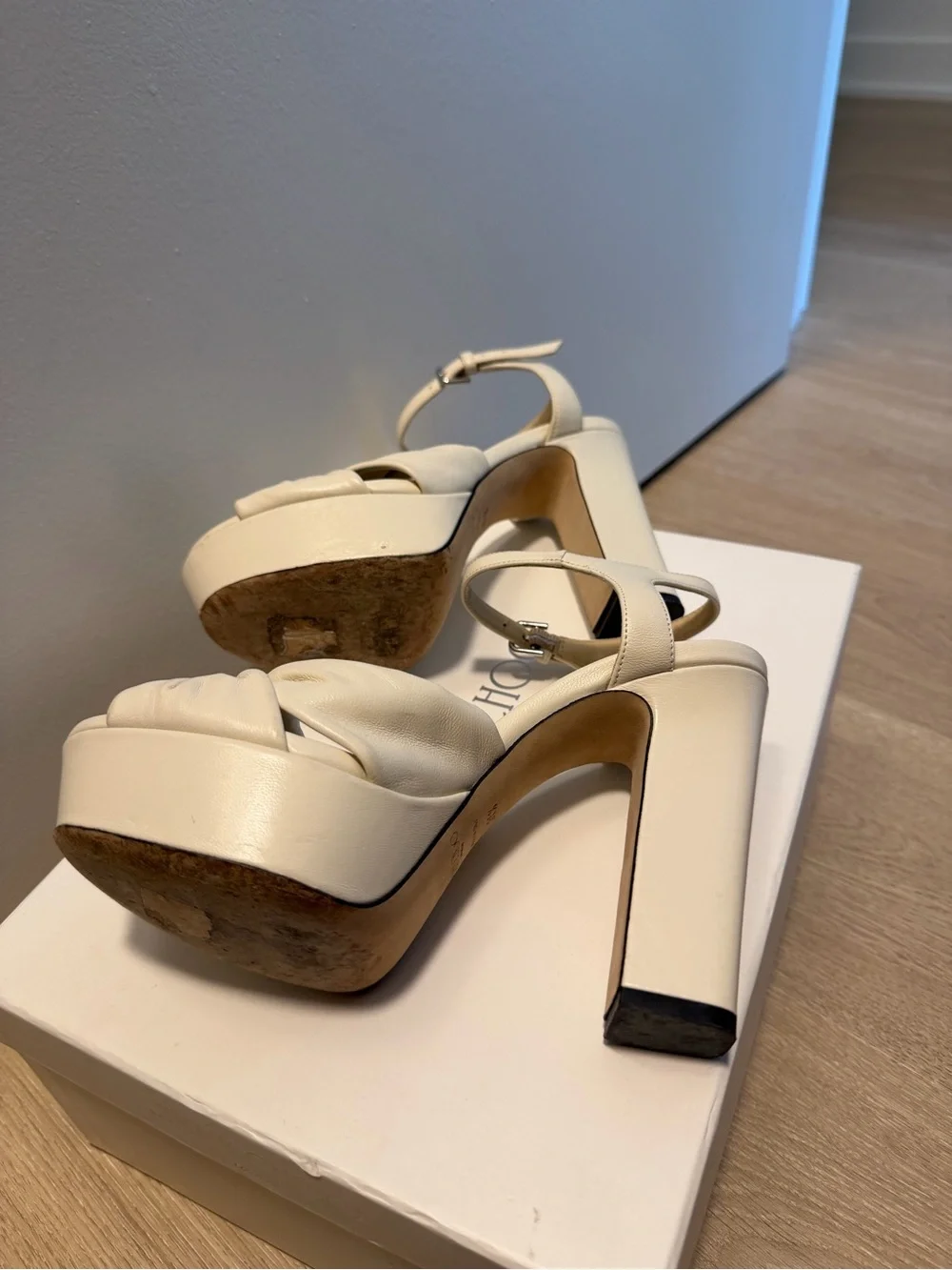 Jimmy Choo Heloise Platform Heels 120mm